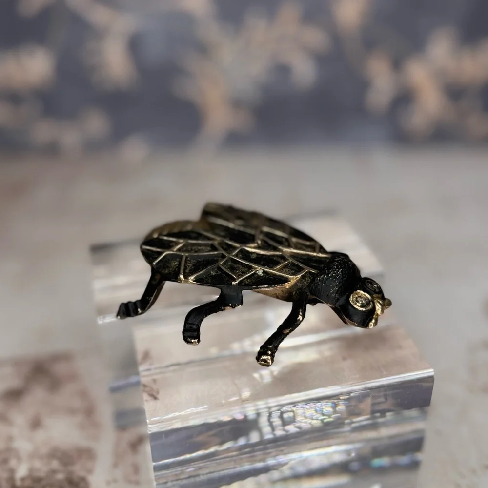 Estate Vintage EMRO Bar Fly Bottle Opener Brass St Louis Missouri